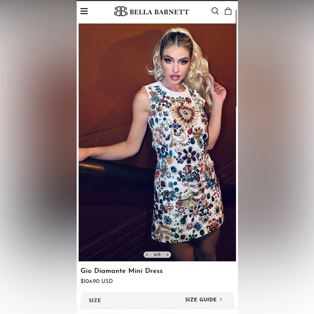 Medium Bella Barnett embellished dress